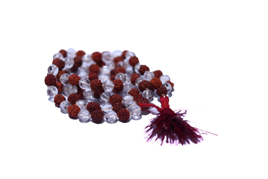 Rudraksha Sphatik Mala