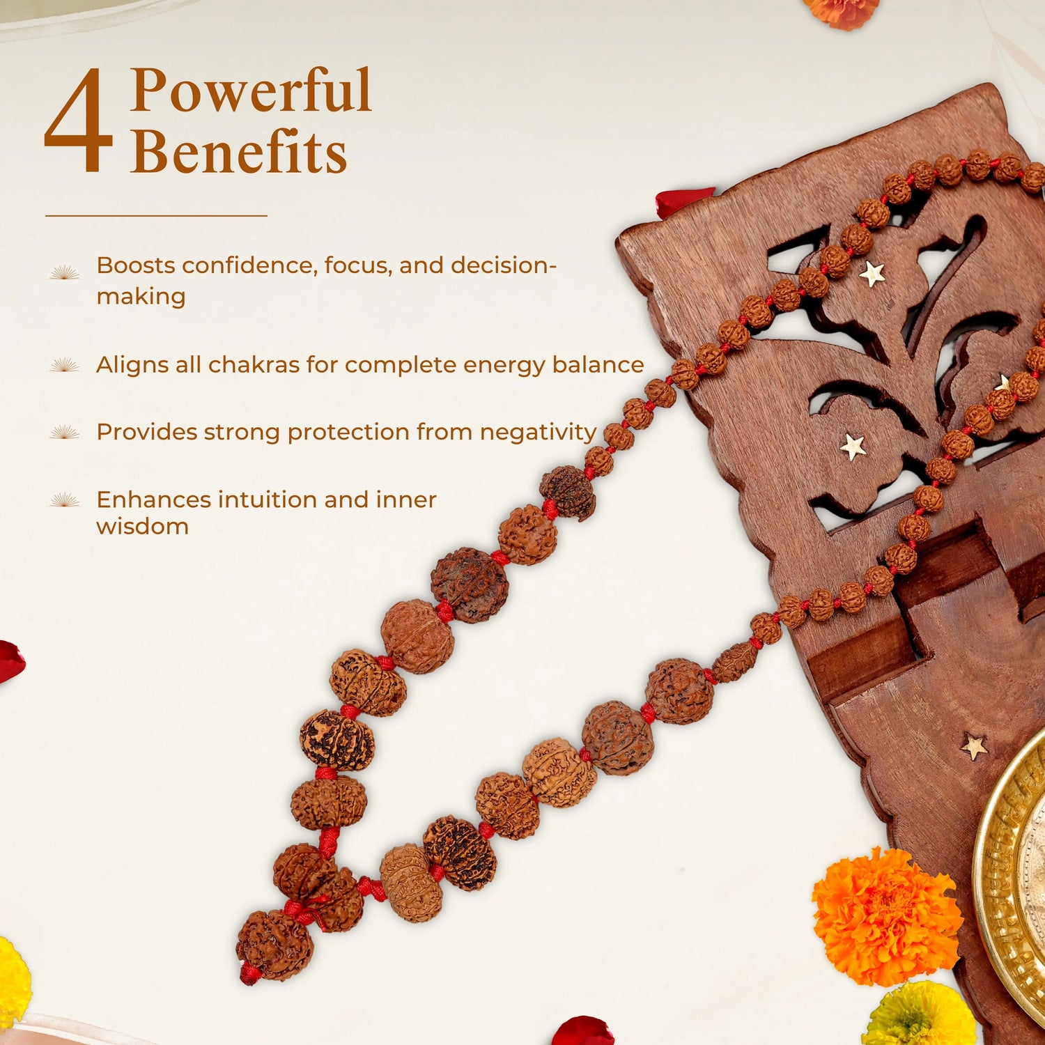 1 - 14 Mukhi Nepali Rudraksha Kantha