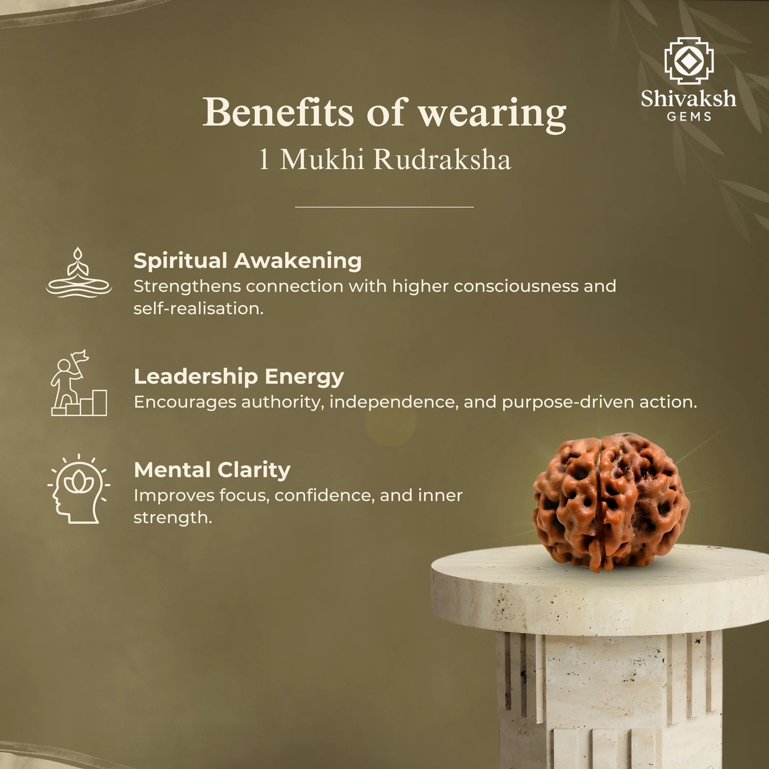 1 Mukhi Nepali Rudraksha