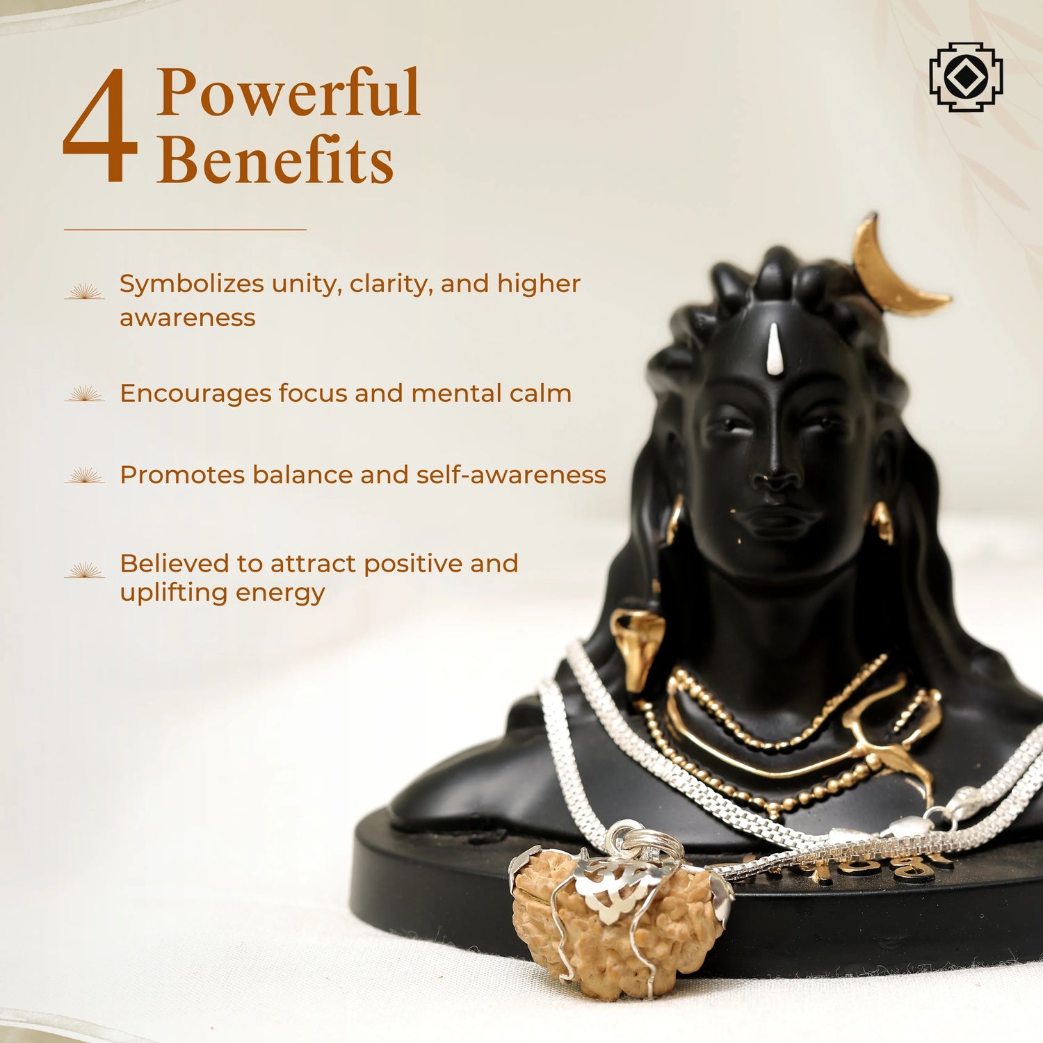 1 Mukhi Rudraksha Pendant