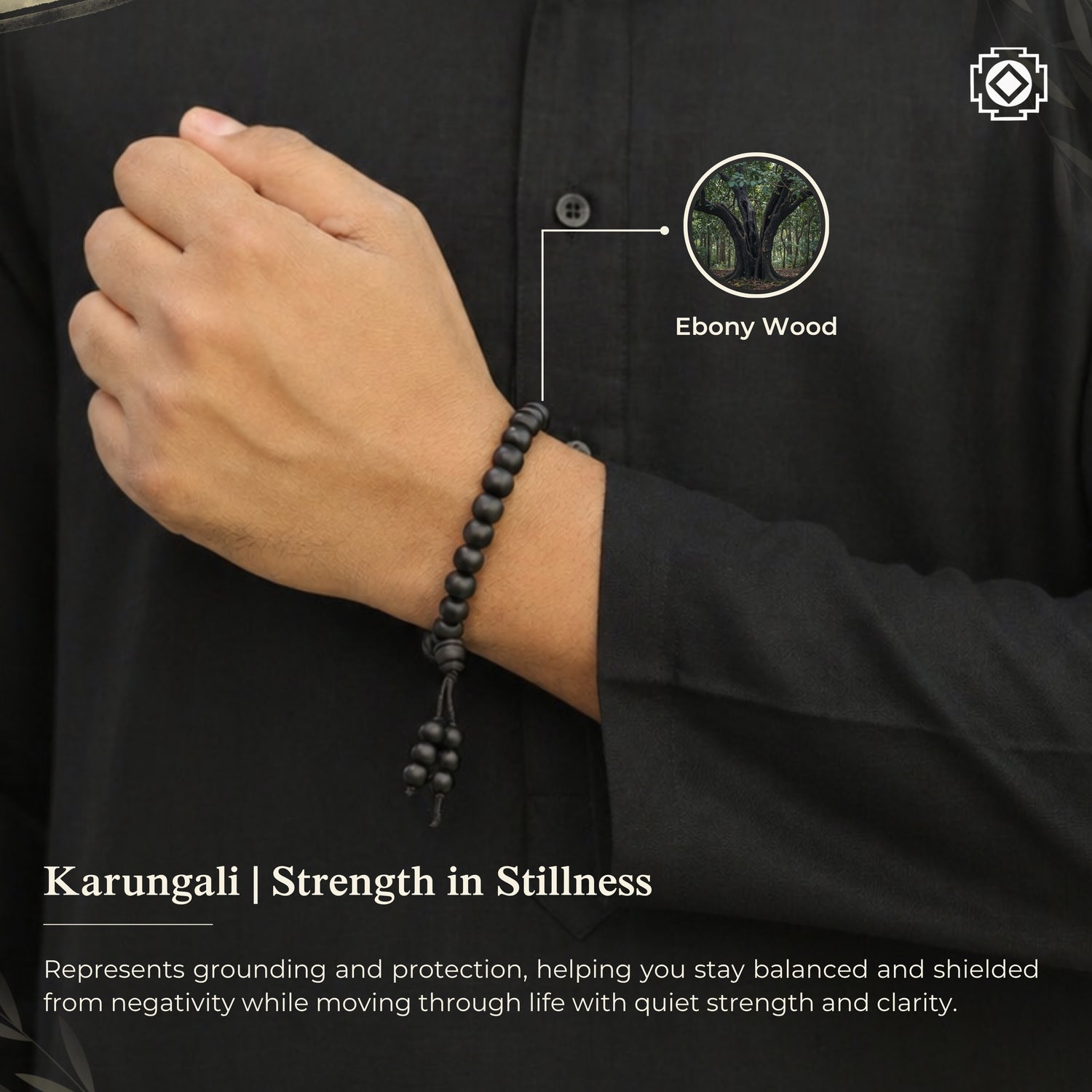 Karungali Malai Bracelet