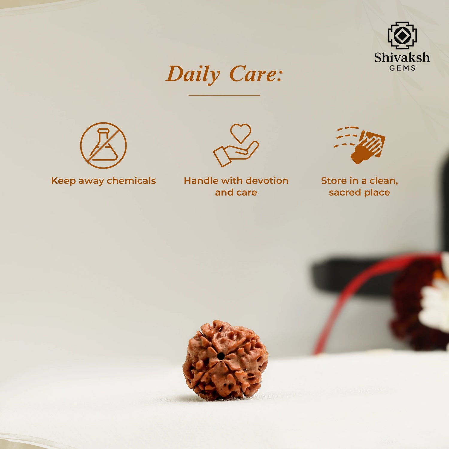4 Mukhi Nepali Rudraksha