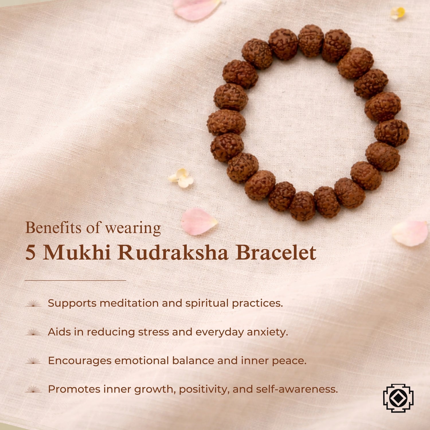 5 Mukhi Rudraksha Bracelet