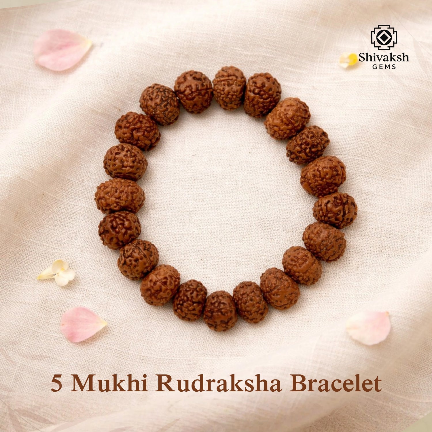 5 Mukhi Rudraksha Bracelet