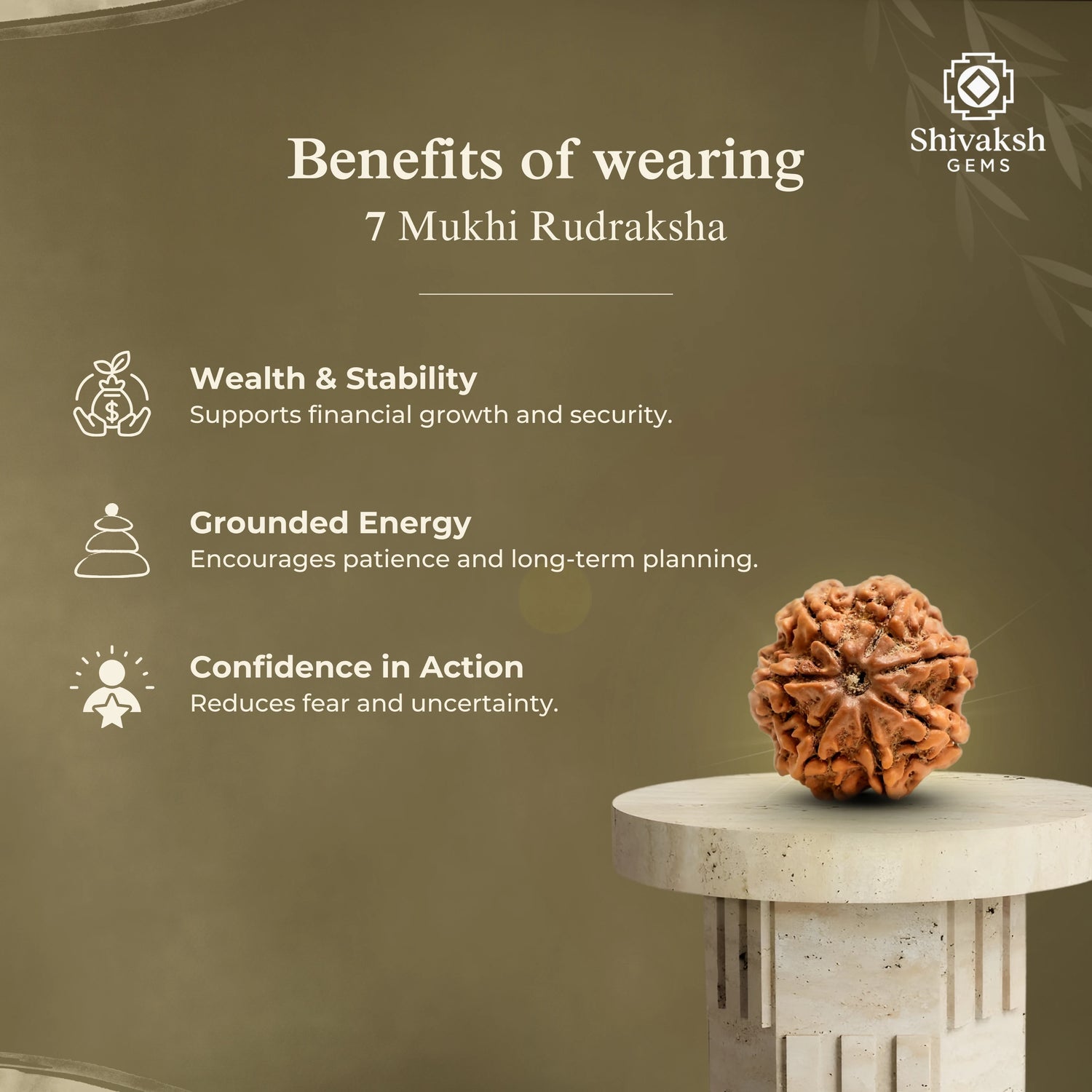 7 Mukhi Nepali Rudraksha