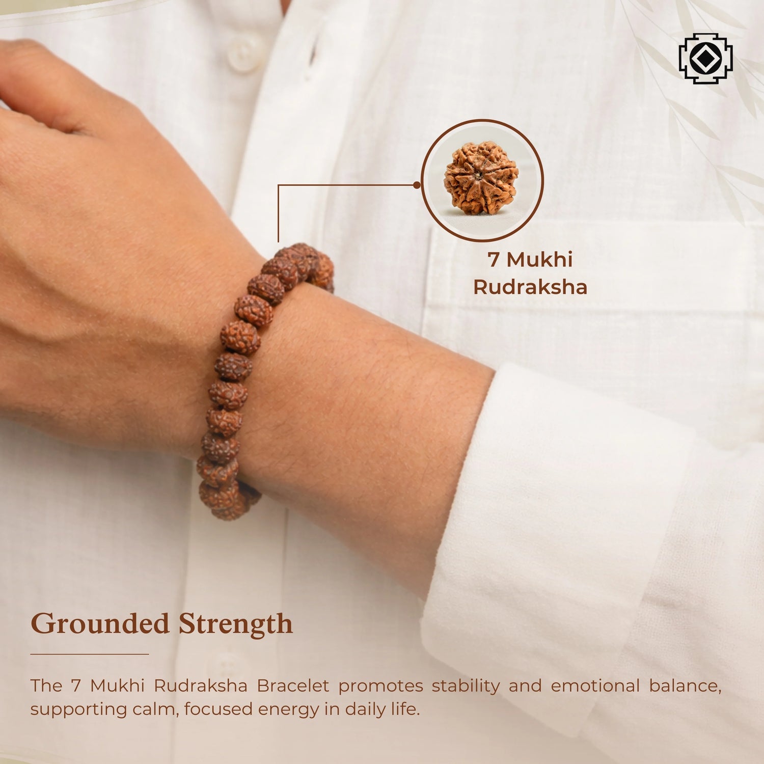 7 Mukhi Rudraksha Bracelet