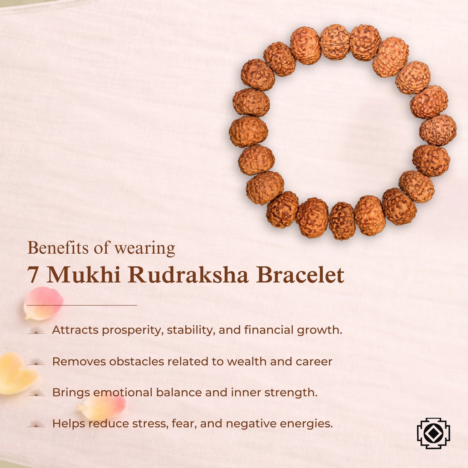 7 Mukhi Rudraksha Bracelet