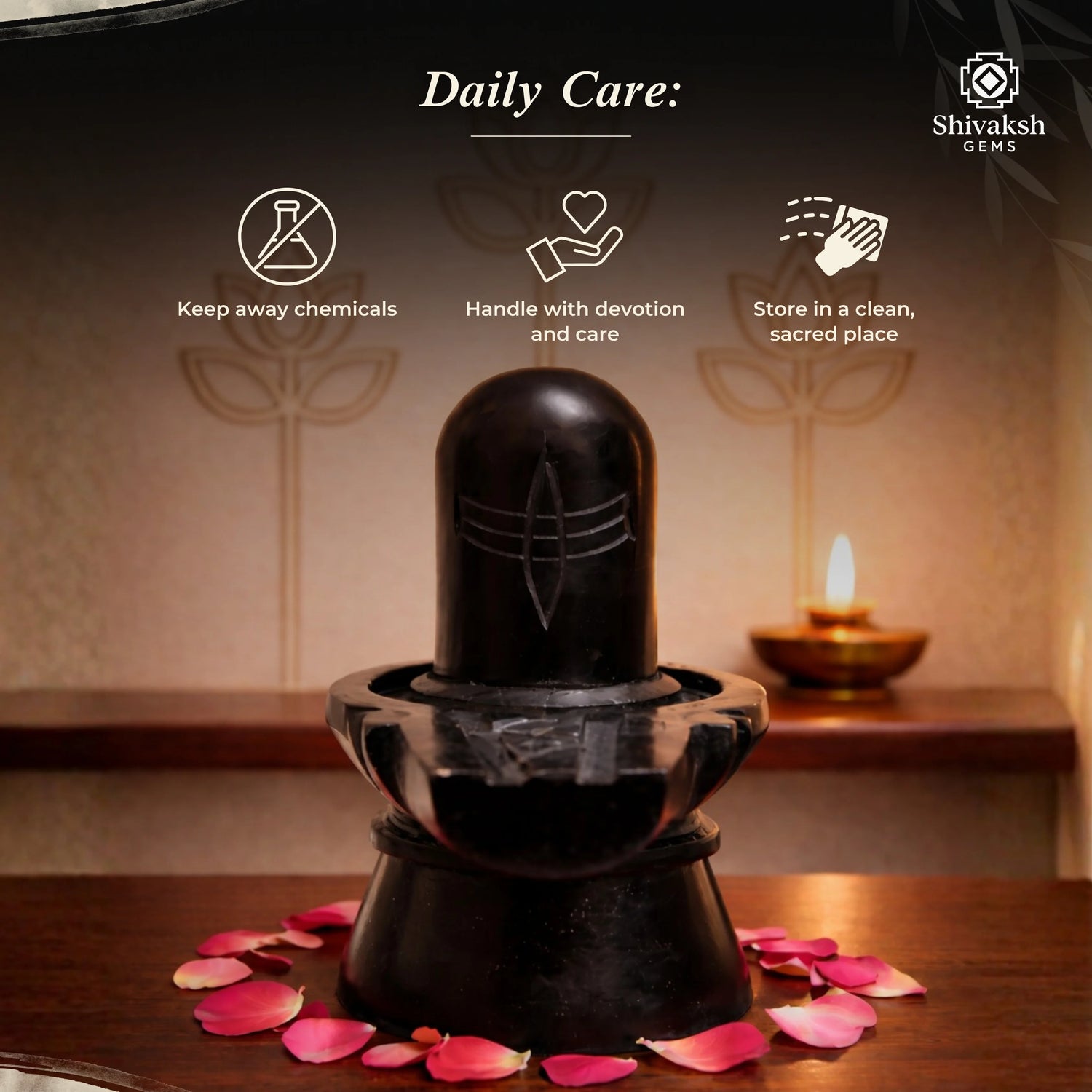 Black Shivlingam