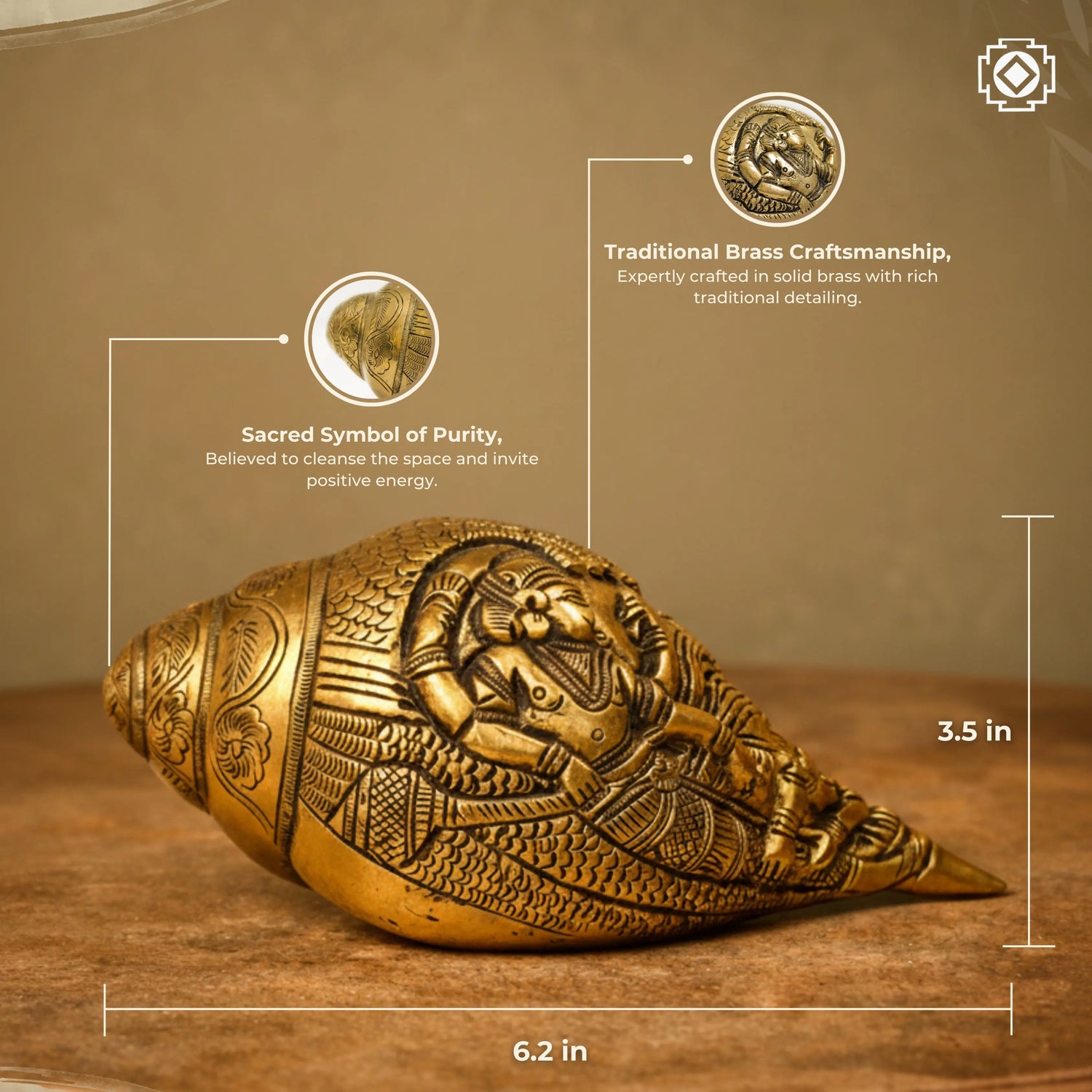Brass Shankh