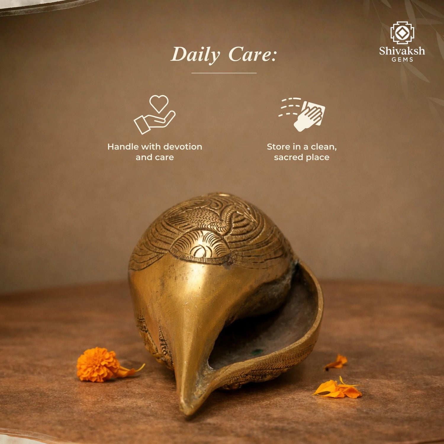 Brass Shankh