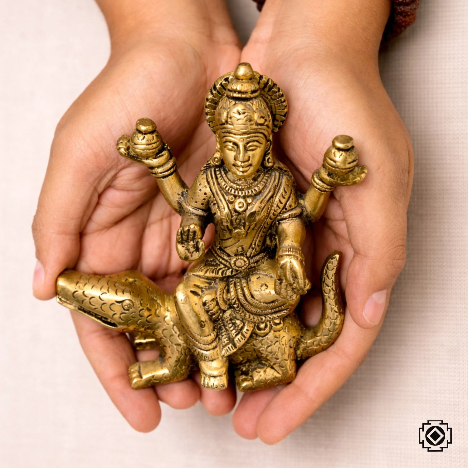 Ganga Maiya Brass Murti