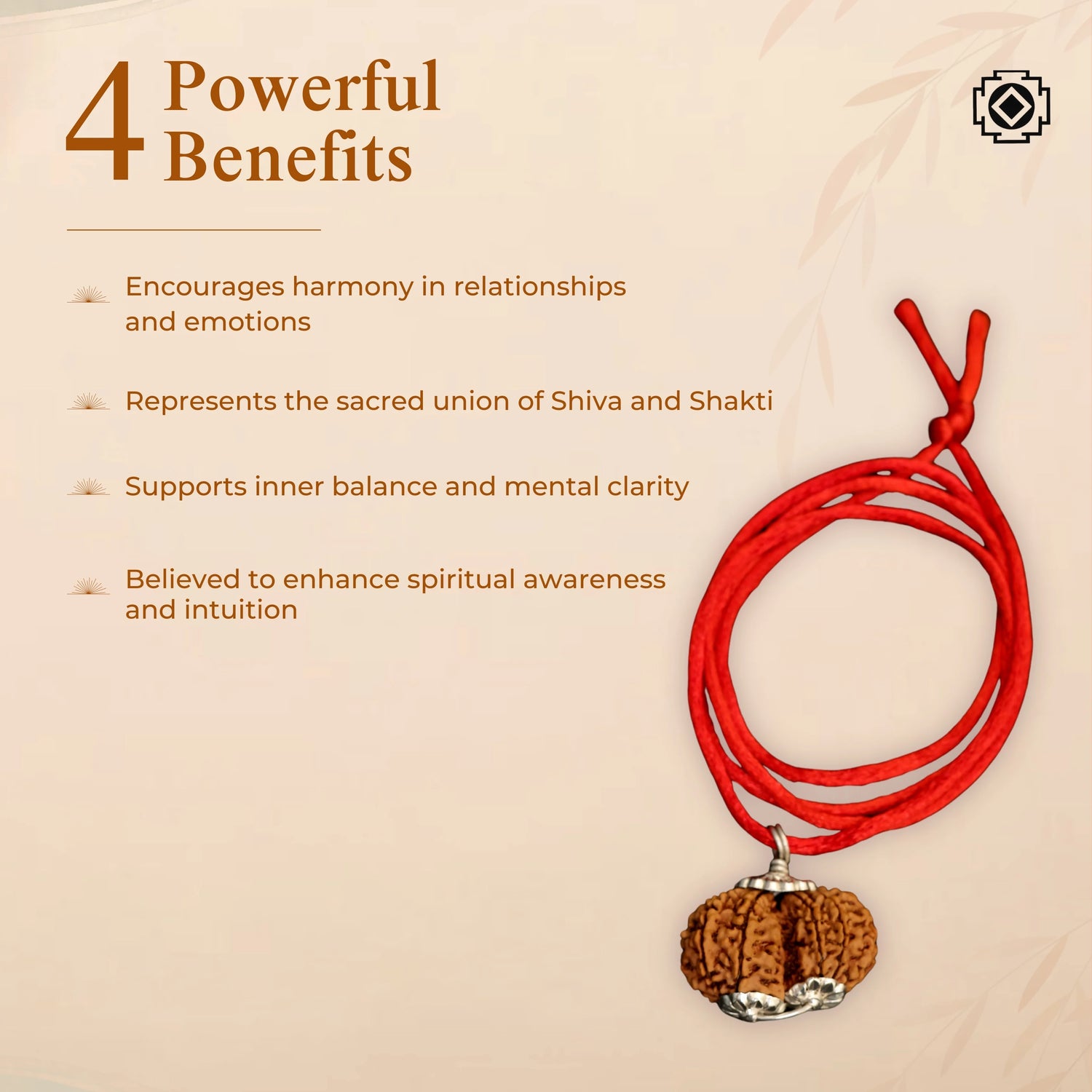 Gauri Shankar Rudraksha Pendant
