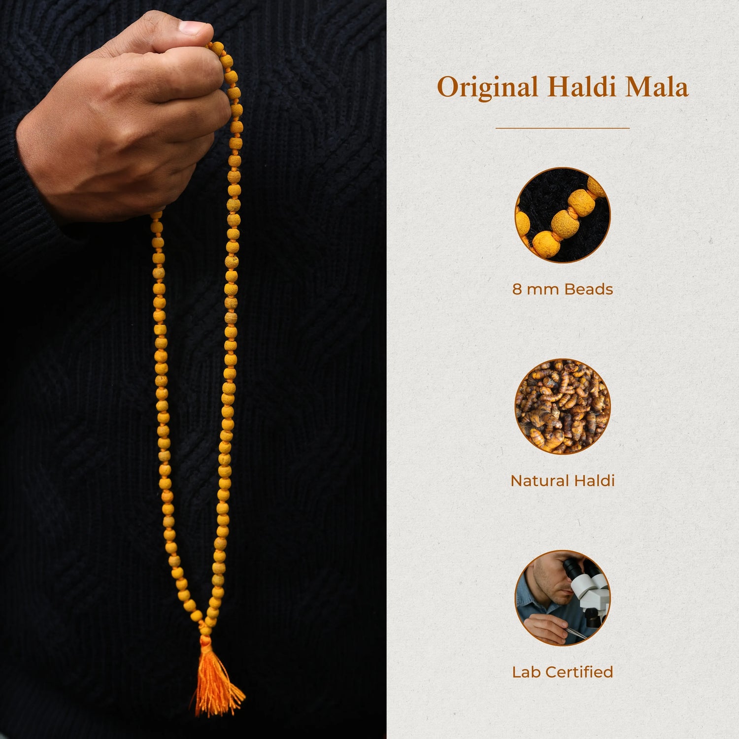 Haldi Mala Turmeric Mala