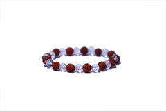 Rudraksha Sphatik Bracelet