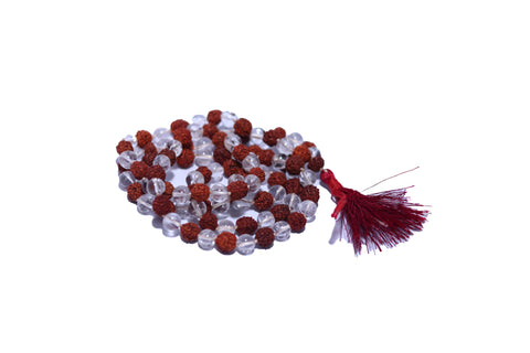 Rudraksha Sphatik Mala