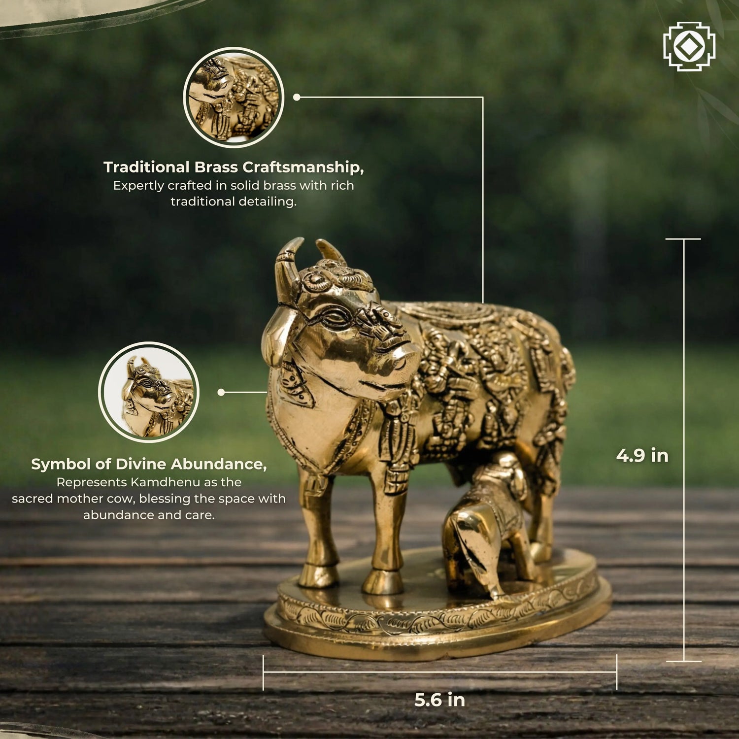 Kamdhenu Cow Murti