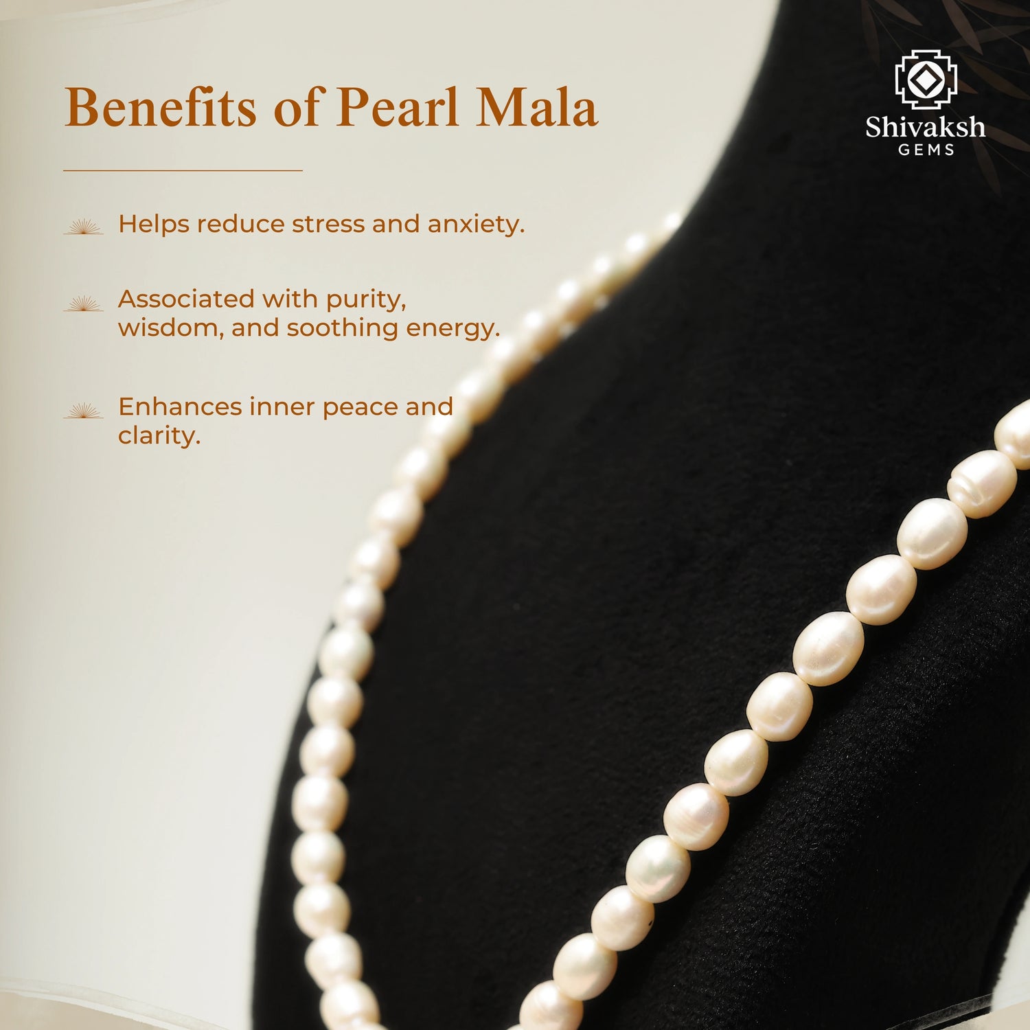 Pearl Mala Sacha Moti