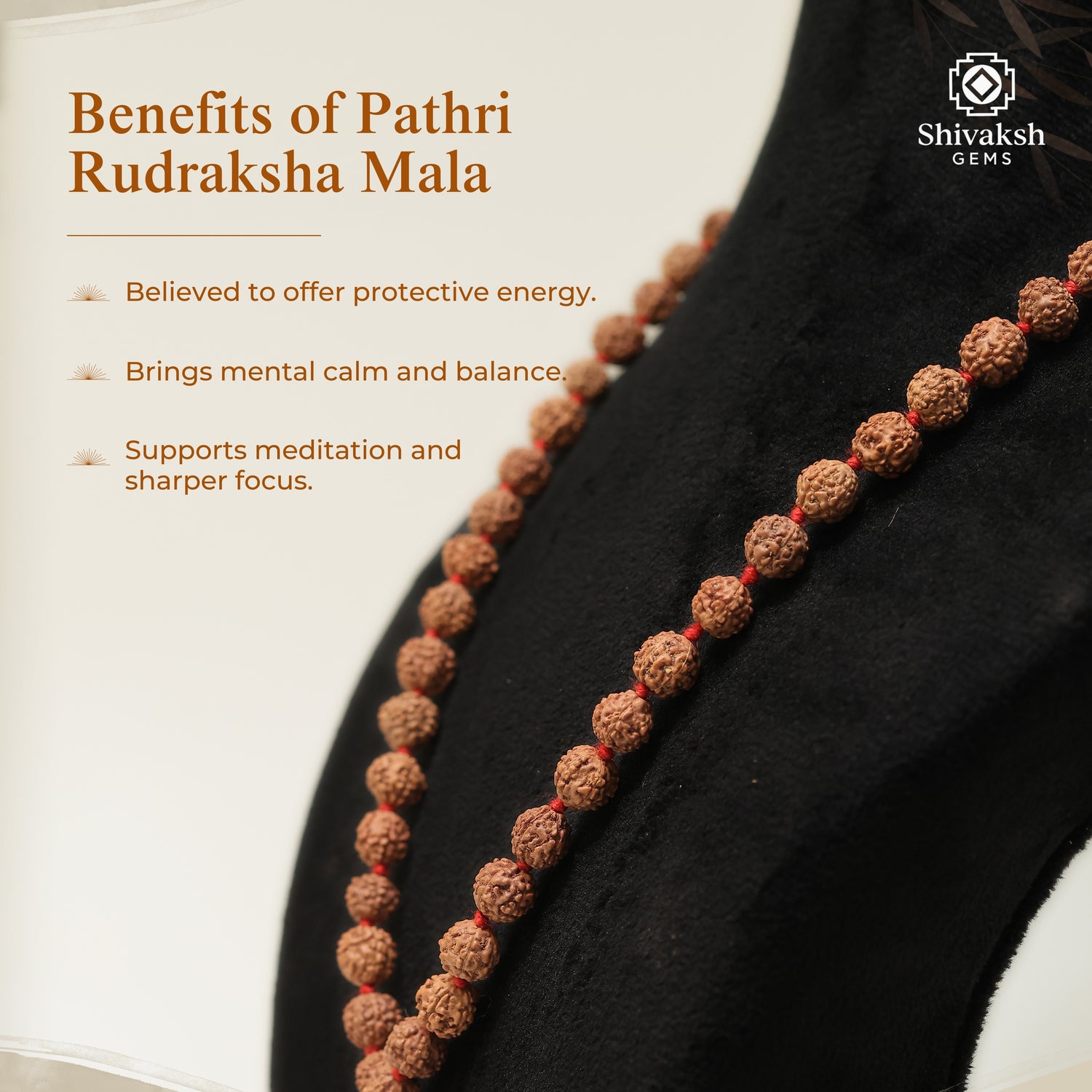 Rudraksha Pathri Mala