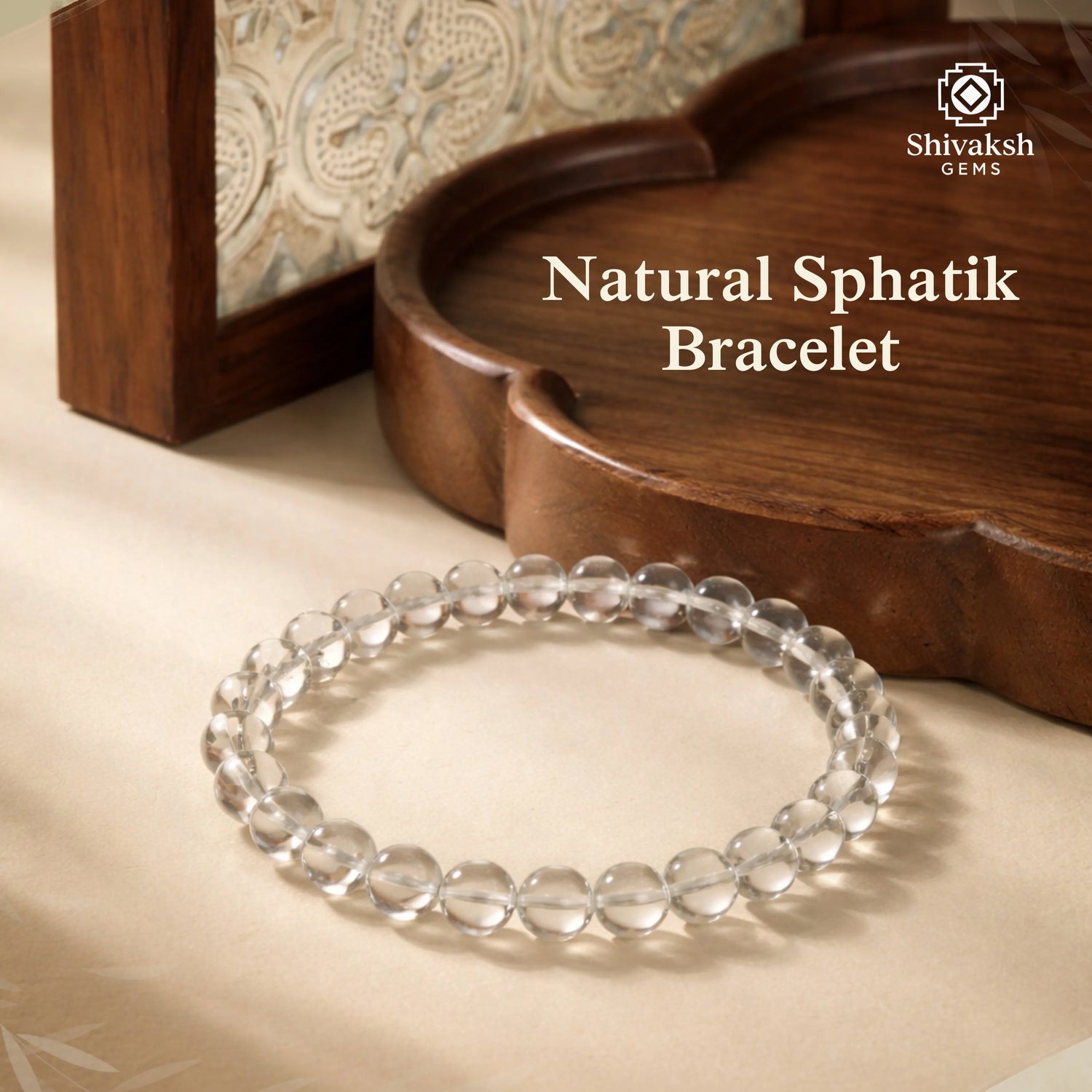 Natural Sphatik Bracelet