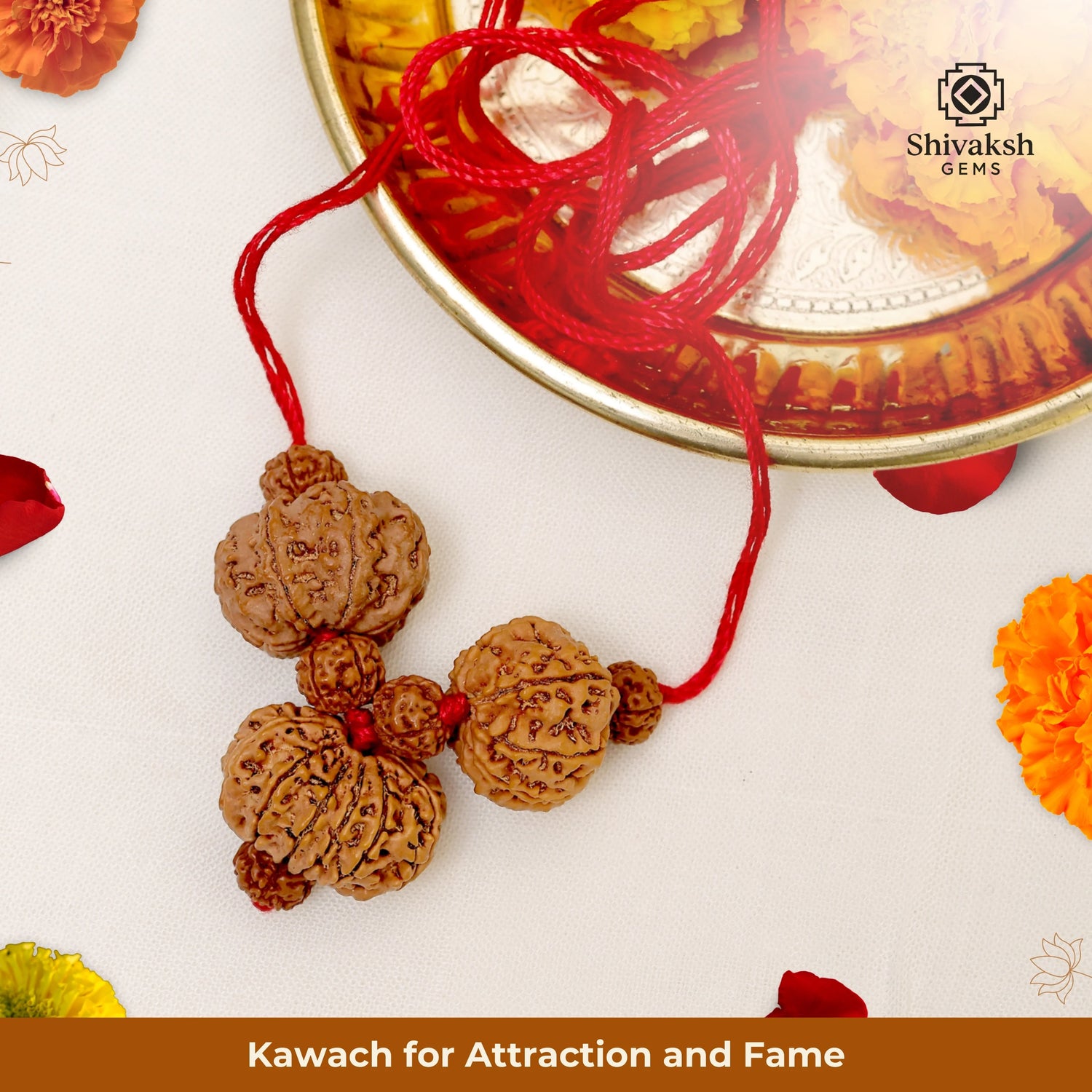 Kawach for attraction and fame 13, 6 & 6 Mukhi